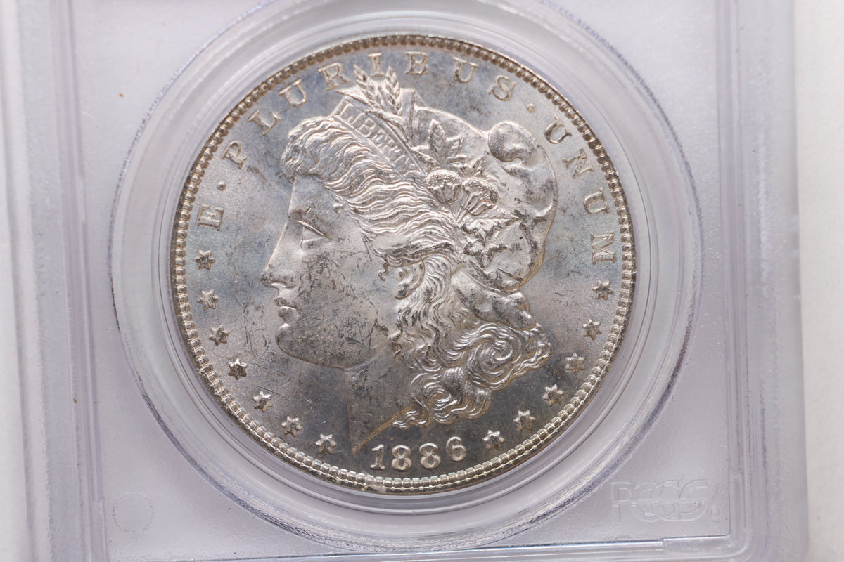 1886 Morgan Silver Dollar, PCGS Certified and Graded MS-63, Store SALE #GDR0349.