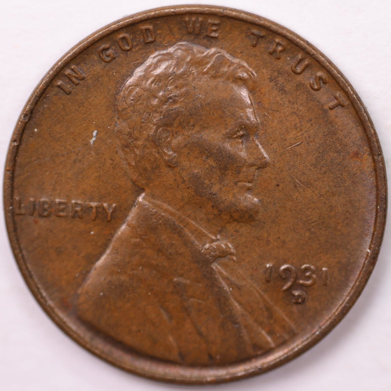 1931-D Lincoln Cents, Extra Fine Circulated Coin, Store #18723