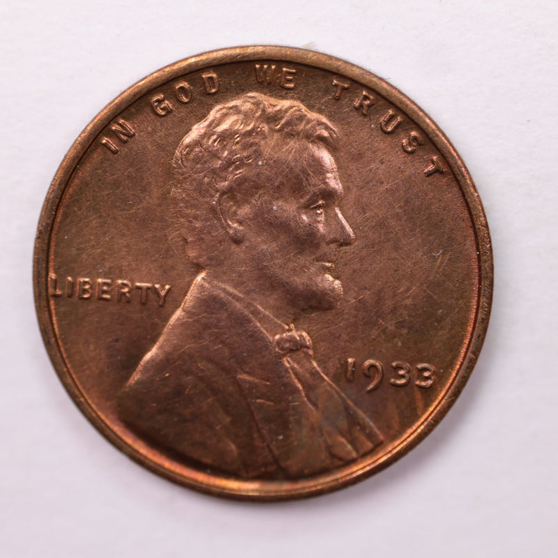 1933 Lincoln Wheat Cents., Mint State., Store