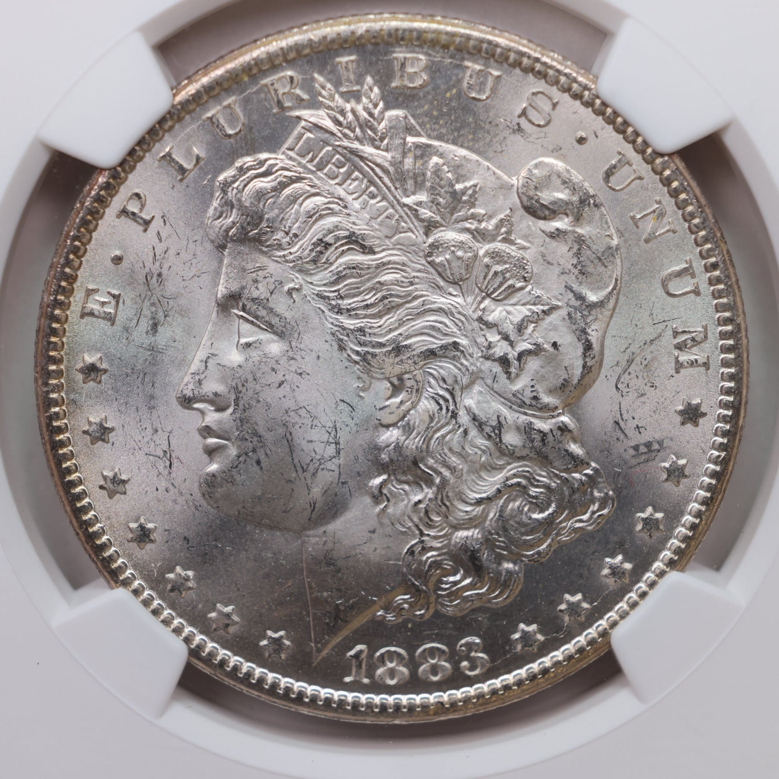 1883-CC Morgan Silver Dollar, NGC Certified and Graded MS-64, Store SALE #GDR0354.