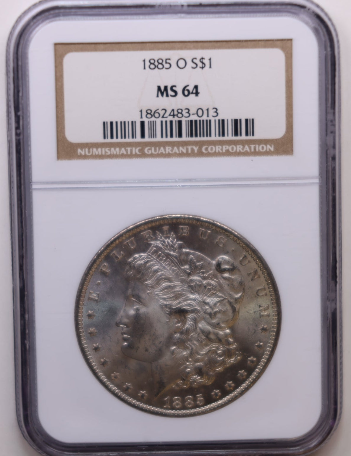 1885-O Morgan Silver Dollar, NGC Certified and Graded MS-64, Store SALE #GDR0355.