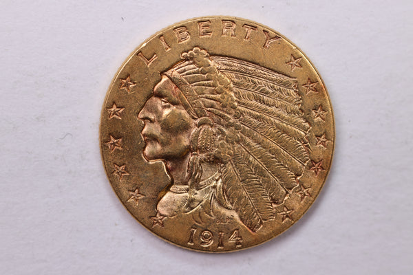 1914 $2.50 Quarter Gold Eagle. Affordable Collectible Coins. Store #18183