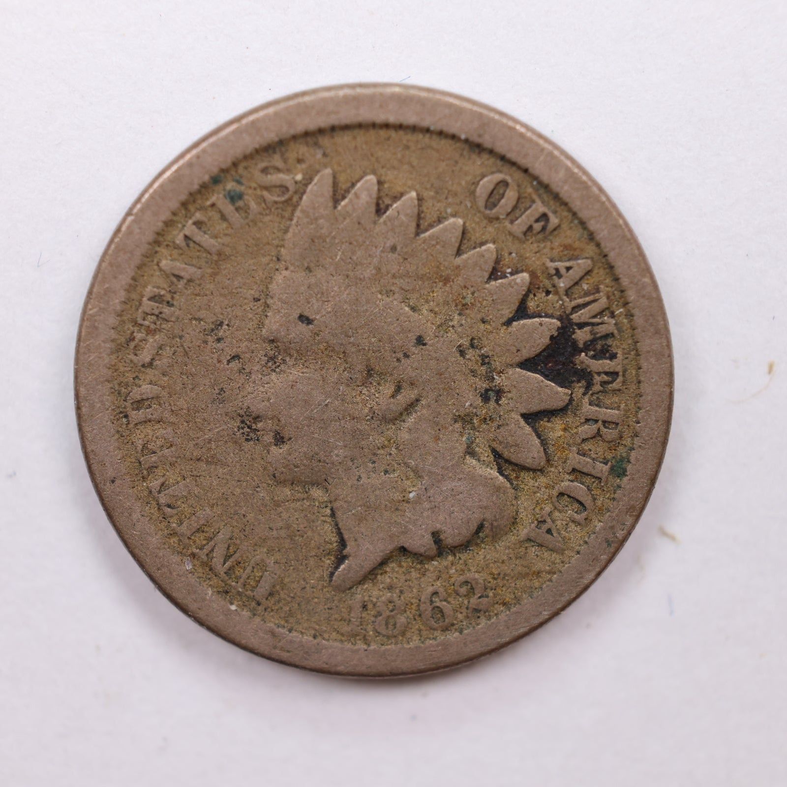 1862 Indian Head Cent, Very Good Circulated, Affordable Coin, Store #CT1189.