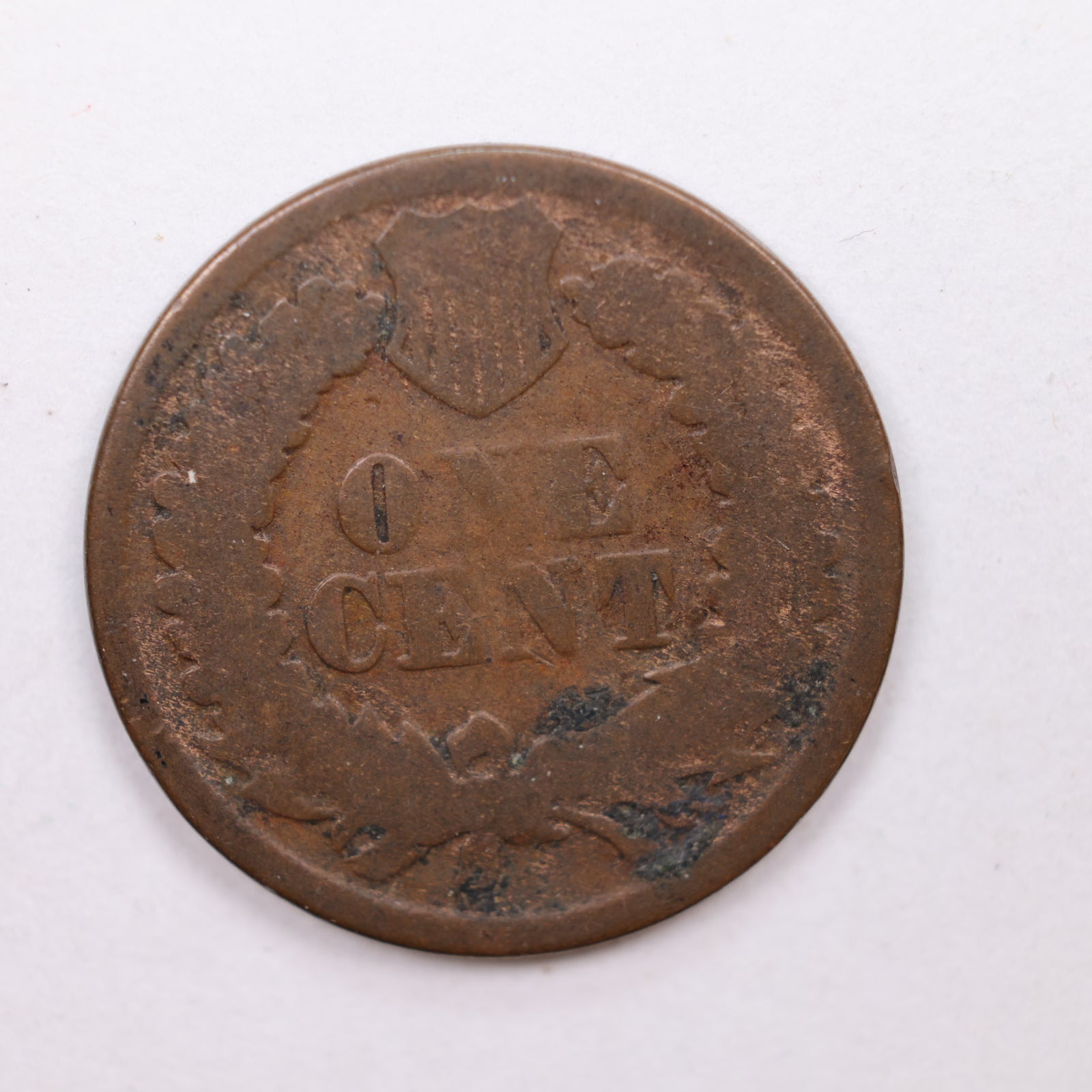 1864 Indian Head Cent, Bronze, Good Circulated, Affordable Coin, Store #CT1192.