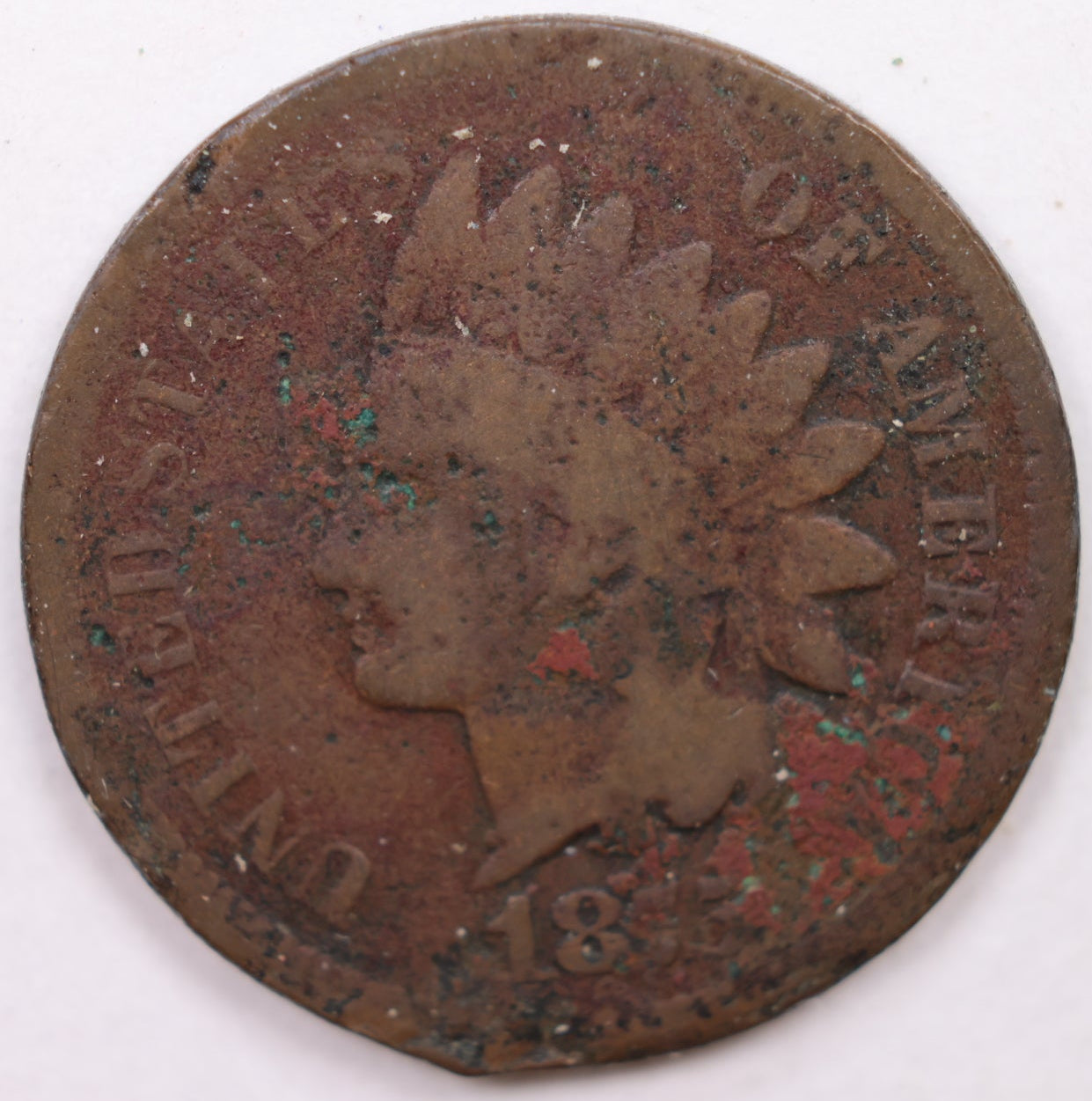 1875 Indian Head Cent, Fair Circulated, Affordable Coin, Store #CT1199.