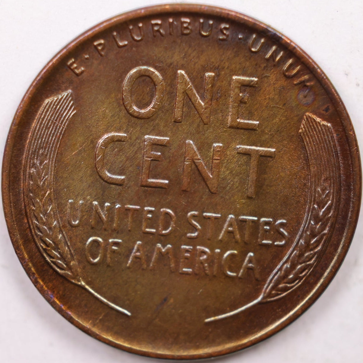 1932-D Lincoln Cent, Nice Brown Mint State Coin, Store #CT1226