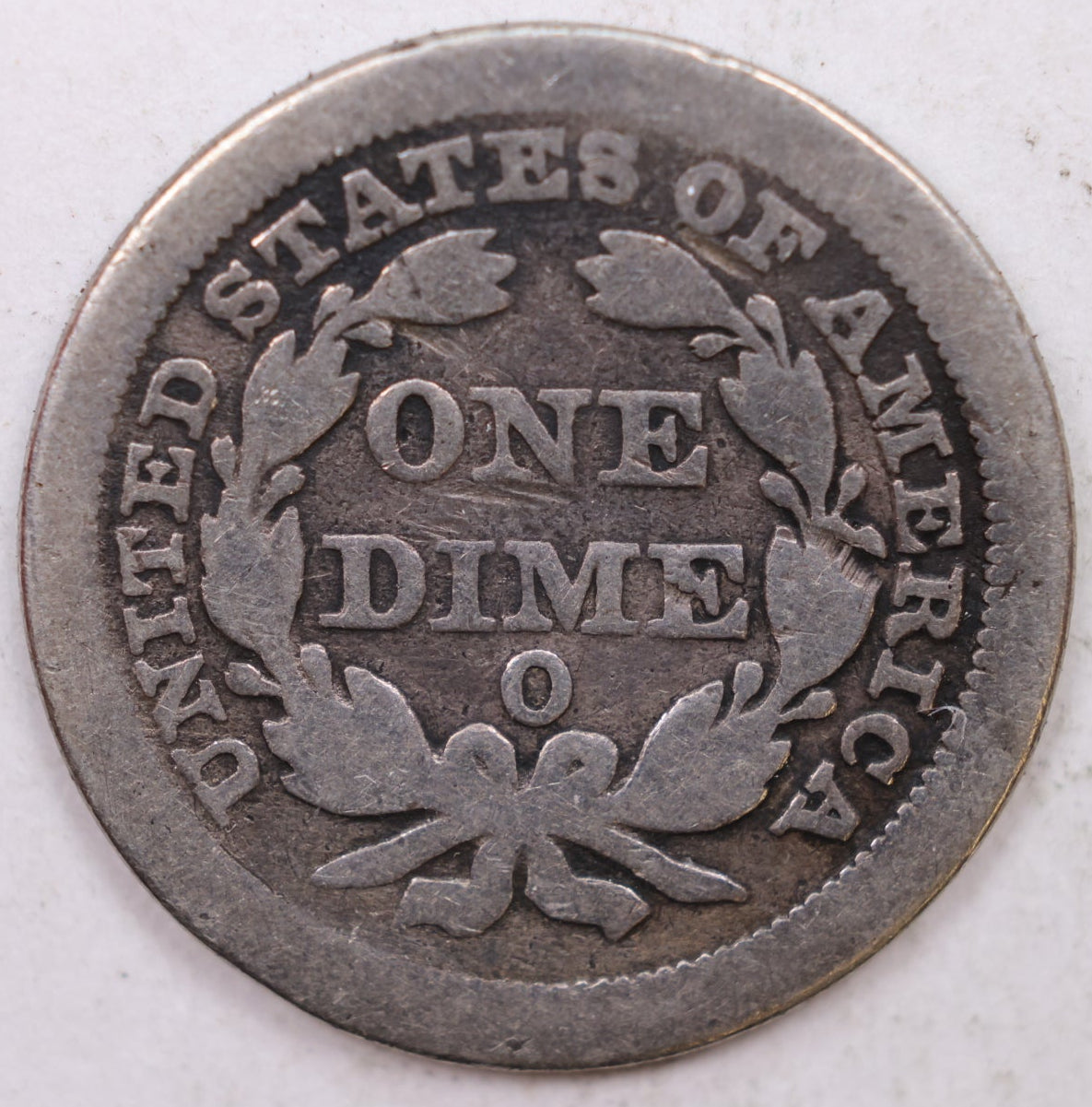 1845-O Seated Liberty Dime, Good Circulated Coin, Store #DE0841.