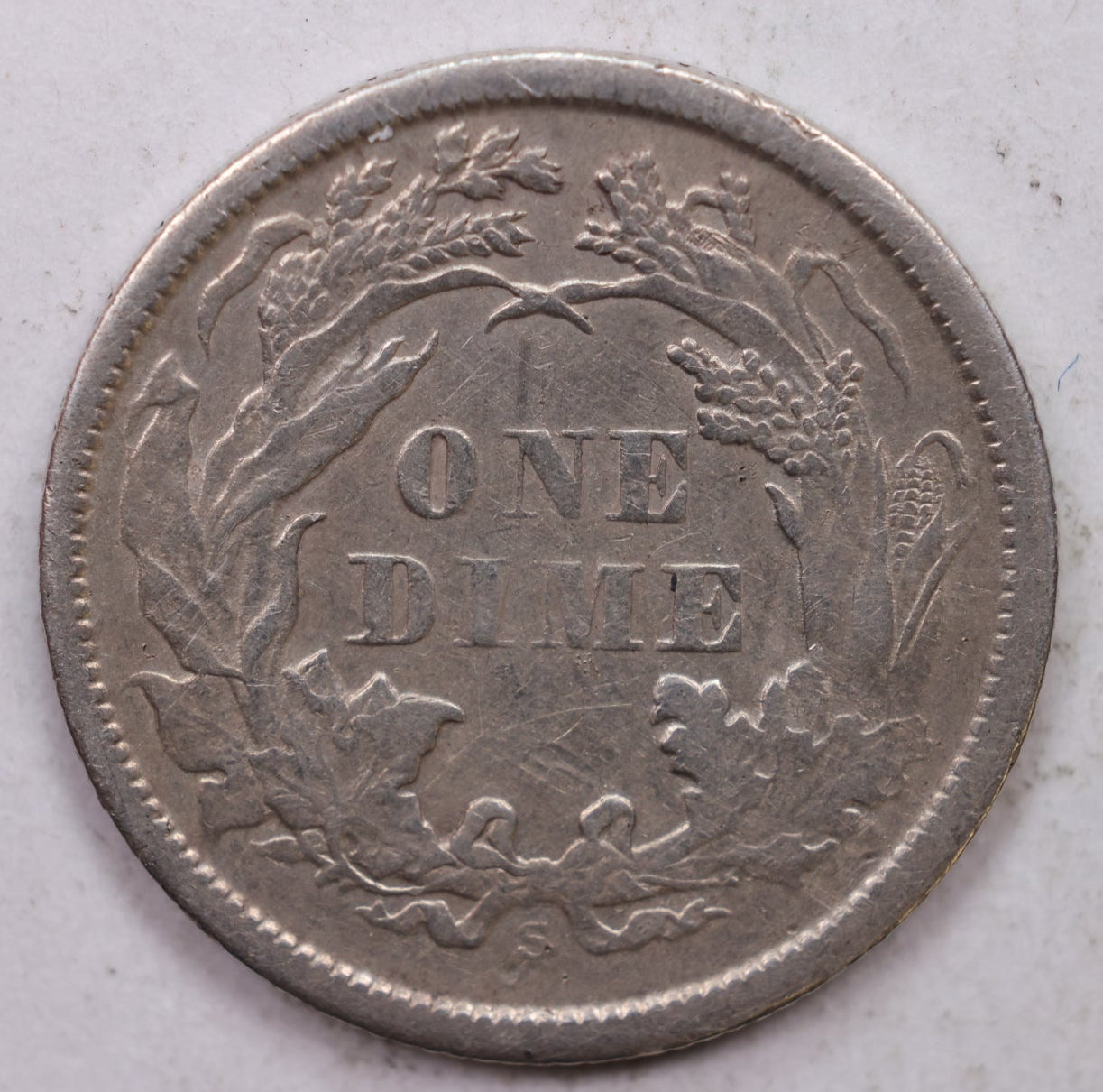 1847-S Seated Liberty Dime, Extra Fine Circulated Coin, Store #DE0842.