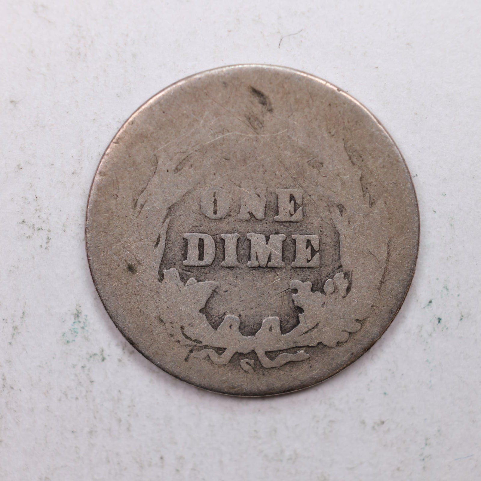 1903-S Barber Silver Dime., About Good Circulated Coin, Store Sale #DE0848.