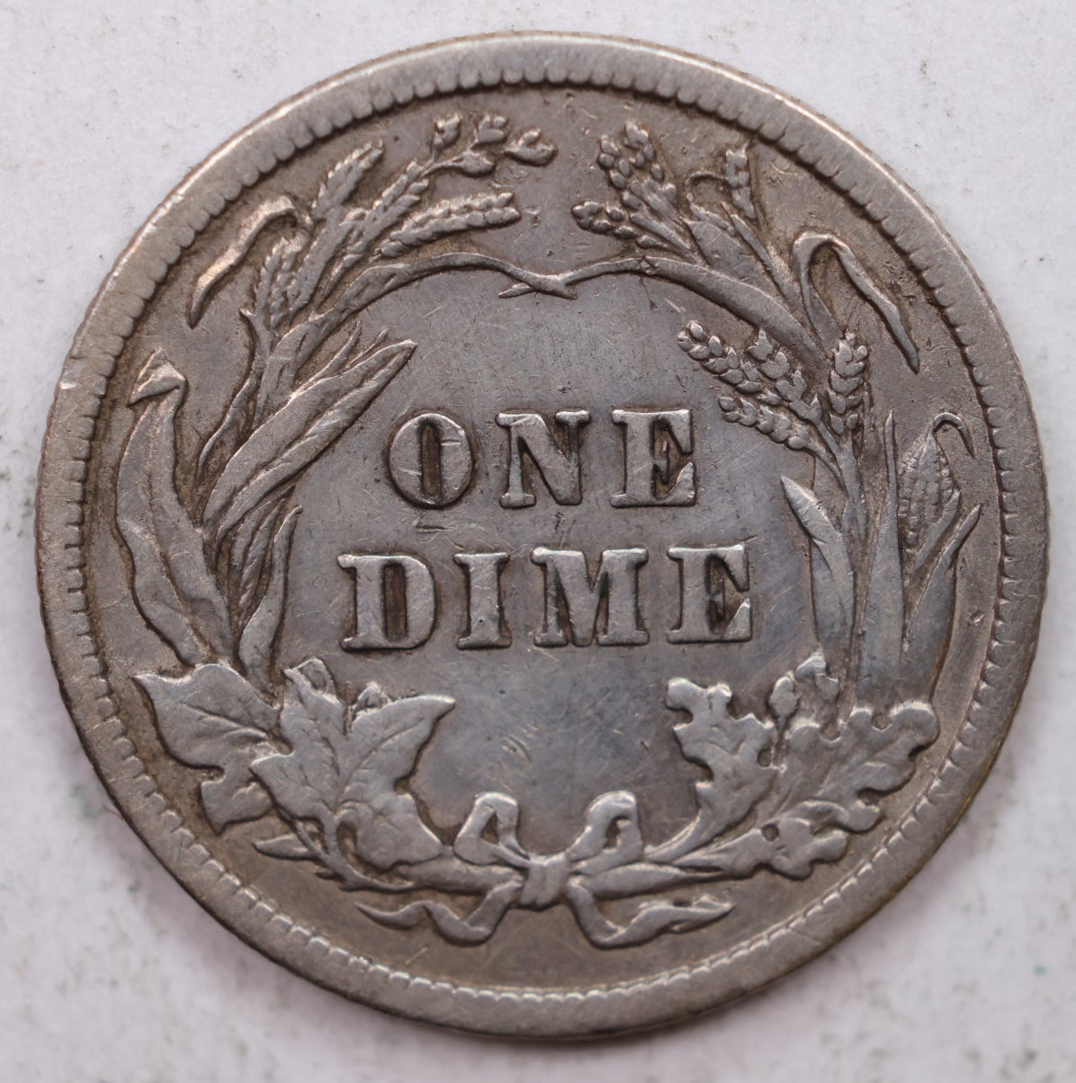 1910 Barber Silver Dime., Extra Fine Circulated Coin, Store Sale #DE0858.
