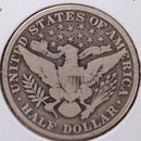 1912 Barber Half Dollar, Very Good Circulated Coin, Store