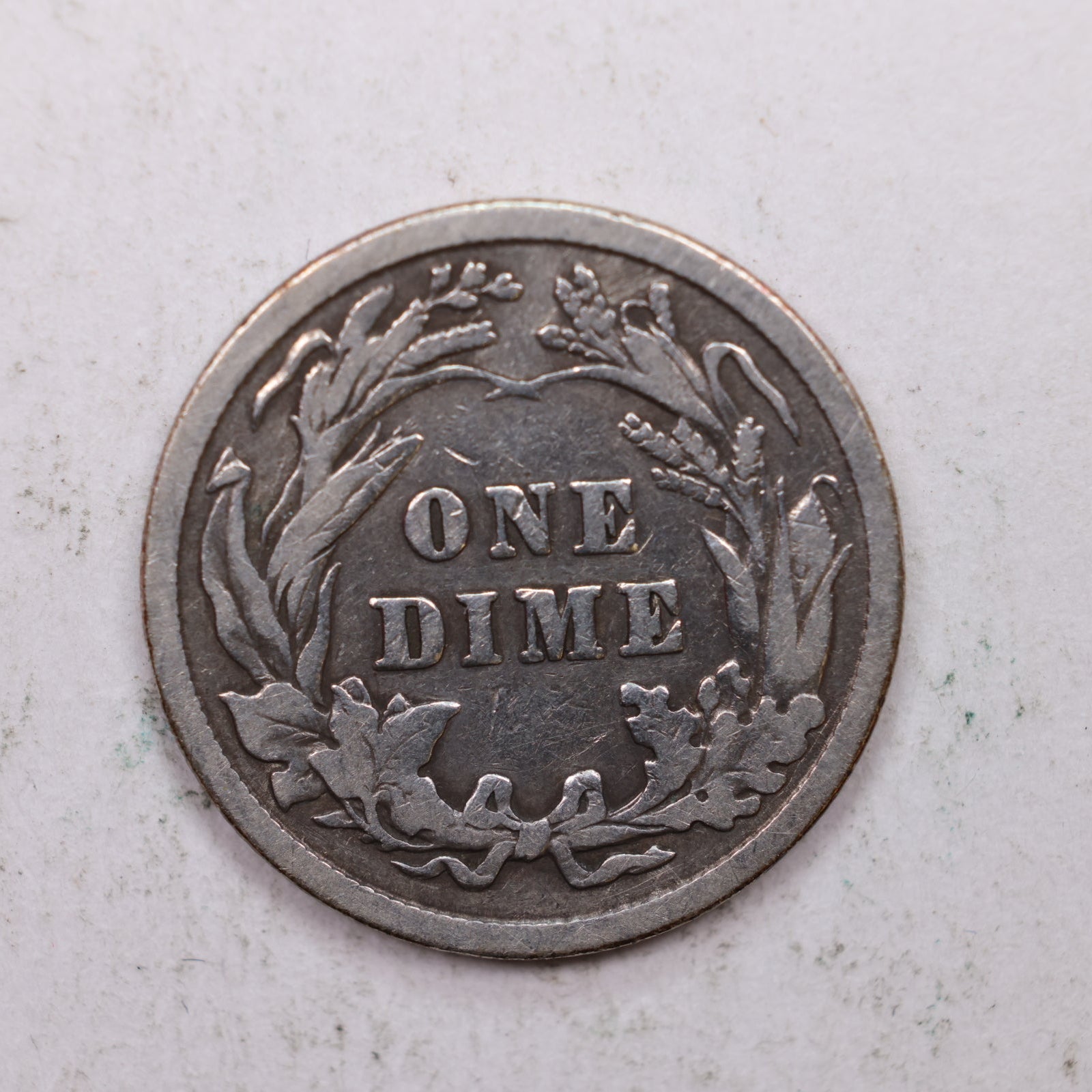 1911 Barber Silver Dime., Very Good Plus Circulated Coin, Store Sale #DE0861.