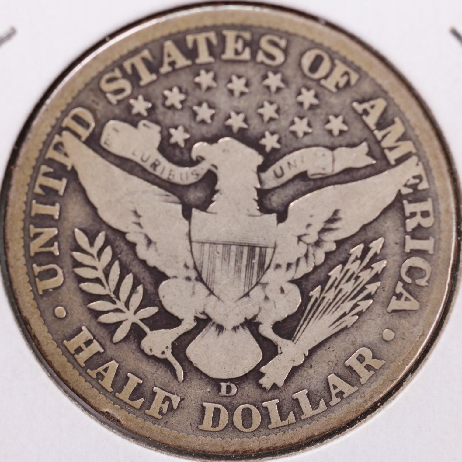 1912-D Barber Half Dollar, Very Good Circulated Coin, Store #HR0992