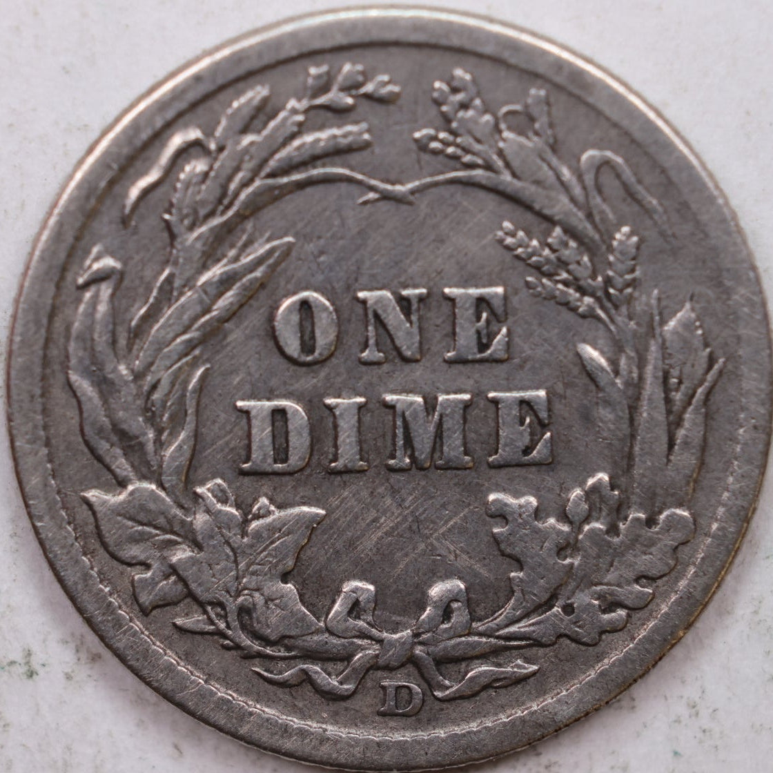 1912-D Barber Dime, Fine+ Circulated Coin, Store #DE0869