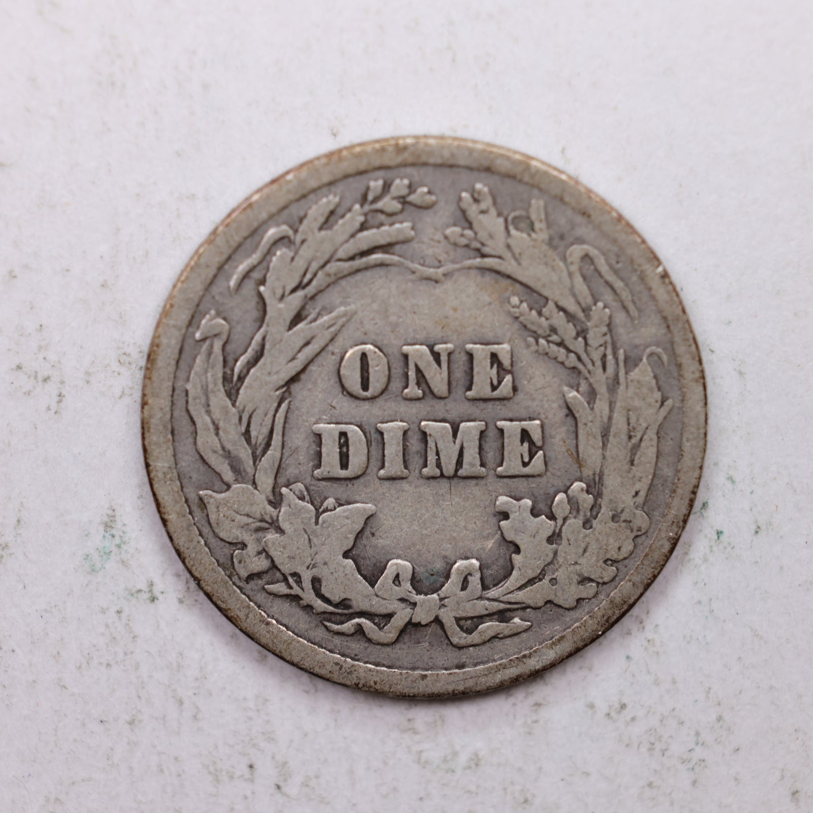 1913 Barber Silver Dime., Very Good Circulated Coin, Store Sale #DE0870.
