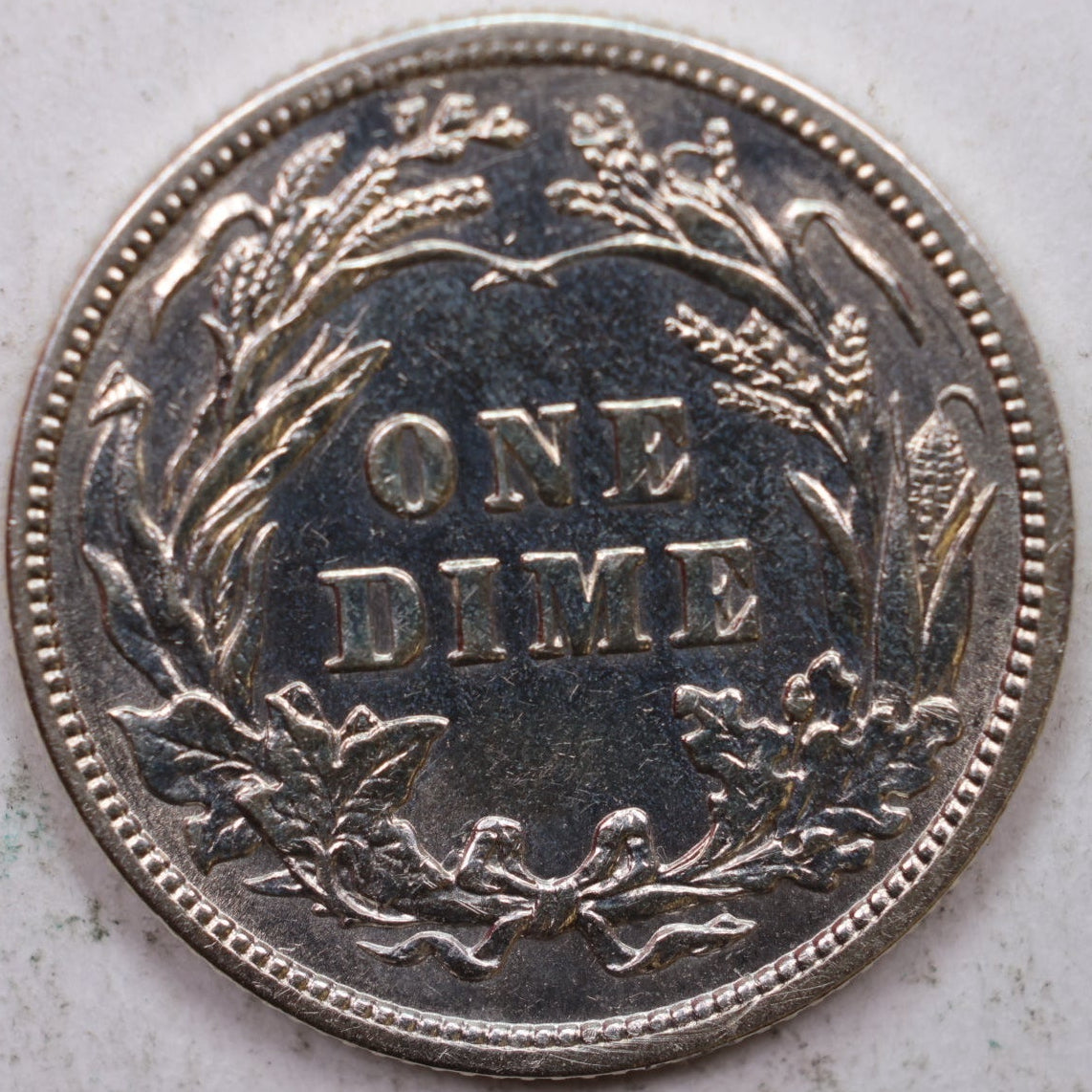 1914 Barber Dime, Mint State+ Uncirculated Coin, Store #DE0875