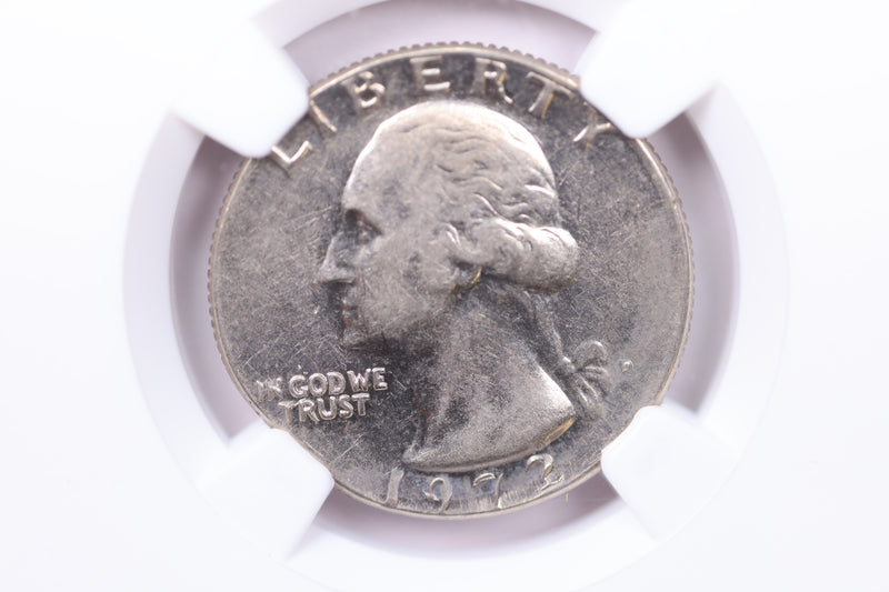 1972-D Washington Quarter, *Mint Error-Struck on Nickel Planchet*, NGC AU-55, Sale