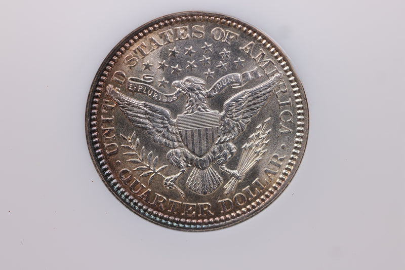 1900 Barber Silver Quarter., NGC MS-62., Affordable Coin Sale
