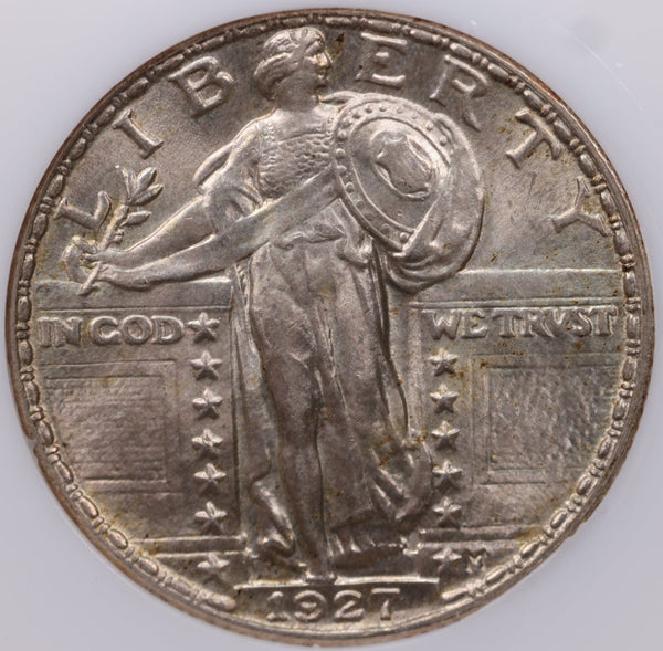 1927 Standing Liberty Silver Quarter., NGC MS-62., Affordable Collectible Coin Sale #18200