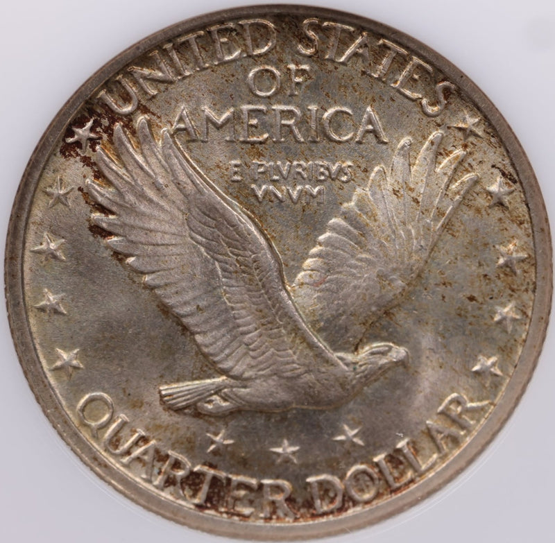 1927 Standing Liberty Silver Quarter., NGC MS-62., Affordable Collectible Coin Sale