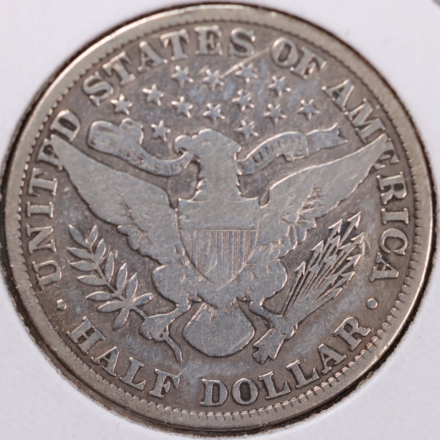 1913 Barber Half Dollar, Very Good Circulated Coin, Details, Store #HR1002
