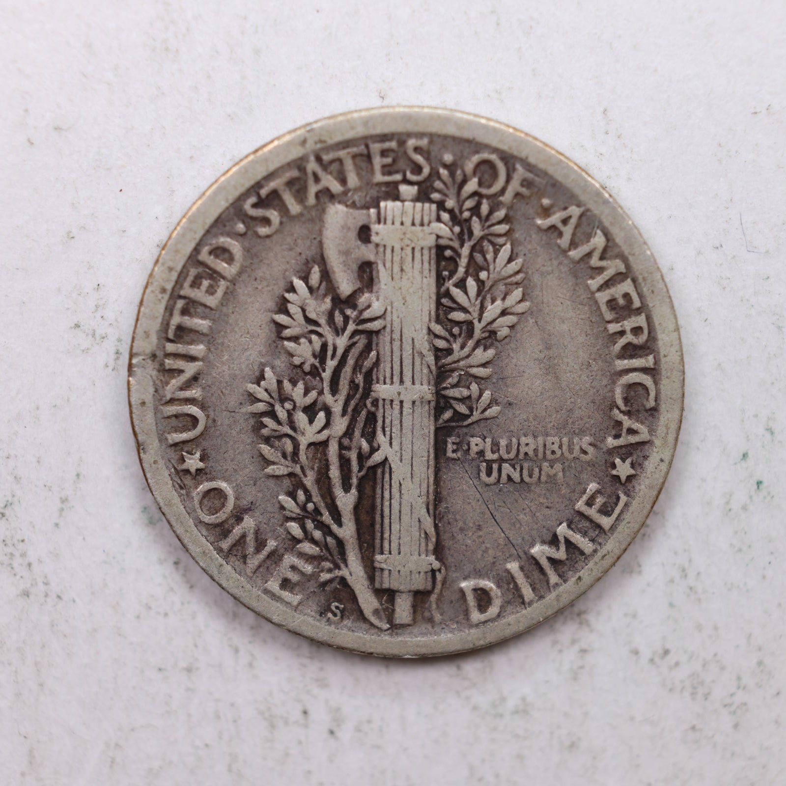 1918-S Mercury Silver Dime, Very Fine Circulated Coin. Store Sale #DE0888.