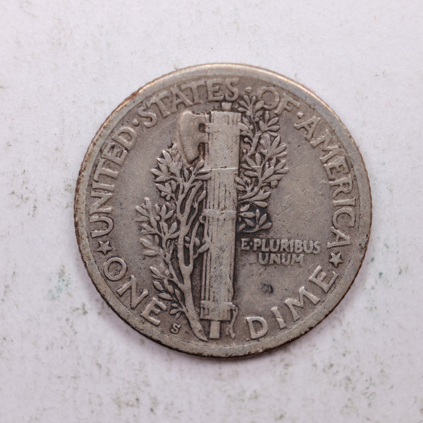 1923-S Mercury Silver Dime, Very Fine Circulated Coin. Store Sale #DE0906.