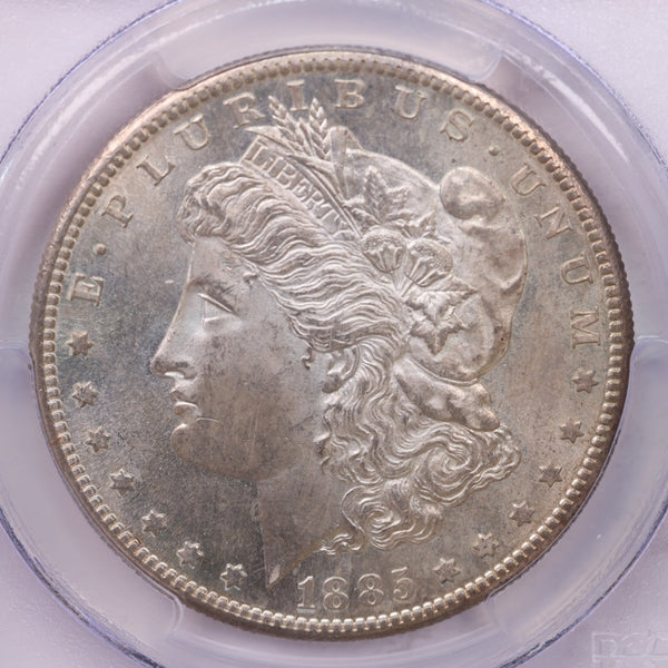 1885-S Morgan Silver Dollar., PCGS MS64., Affordable Collectible Coin Store Sale #18215