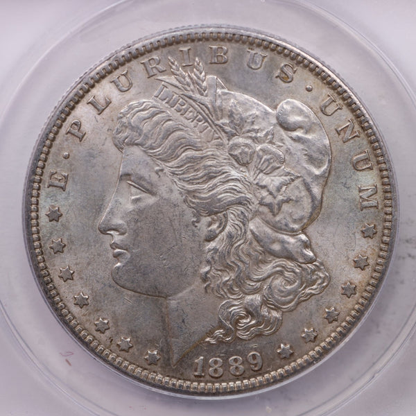 1889-S Morgan Silver Dollar., ANACS AU55., Affordable Collectible Coin Store Sale #18224