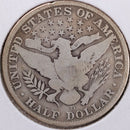 1915-D Barber Half Dollar, Very Good Circulated Coin, Store