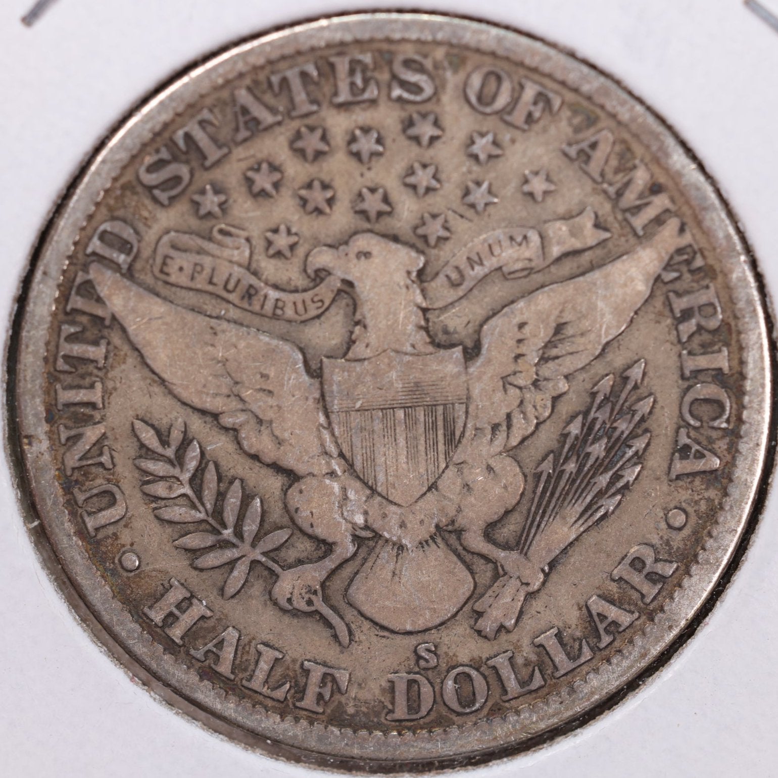 1915-S Barber Half Dollar, Fine Circulated Coin, Store #HR1037