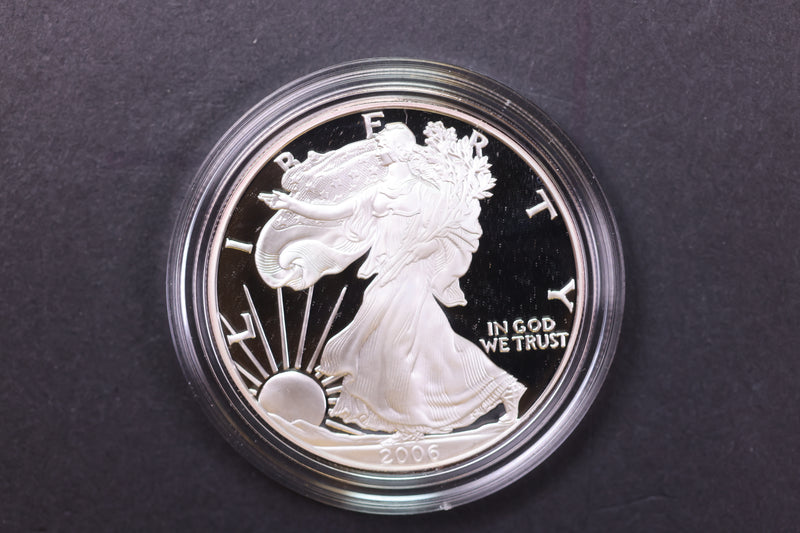 2006 American Silver Eagle, 3 Coin 20th Anniversary Set. Store