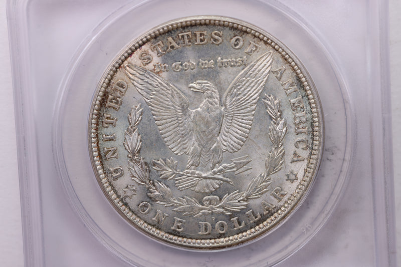 1921-D Morgan Silver Dollar., ANACS MS63., Affordable Collectible Coin Store Sale