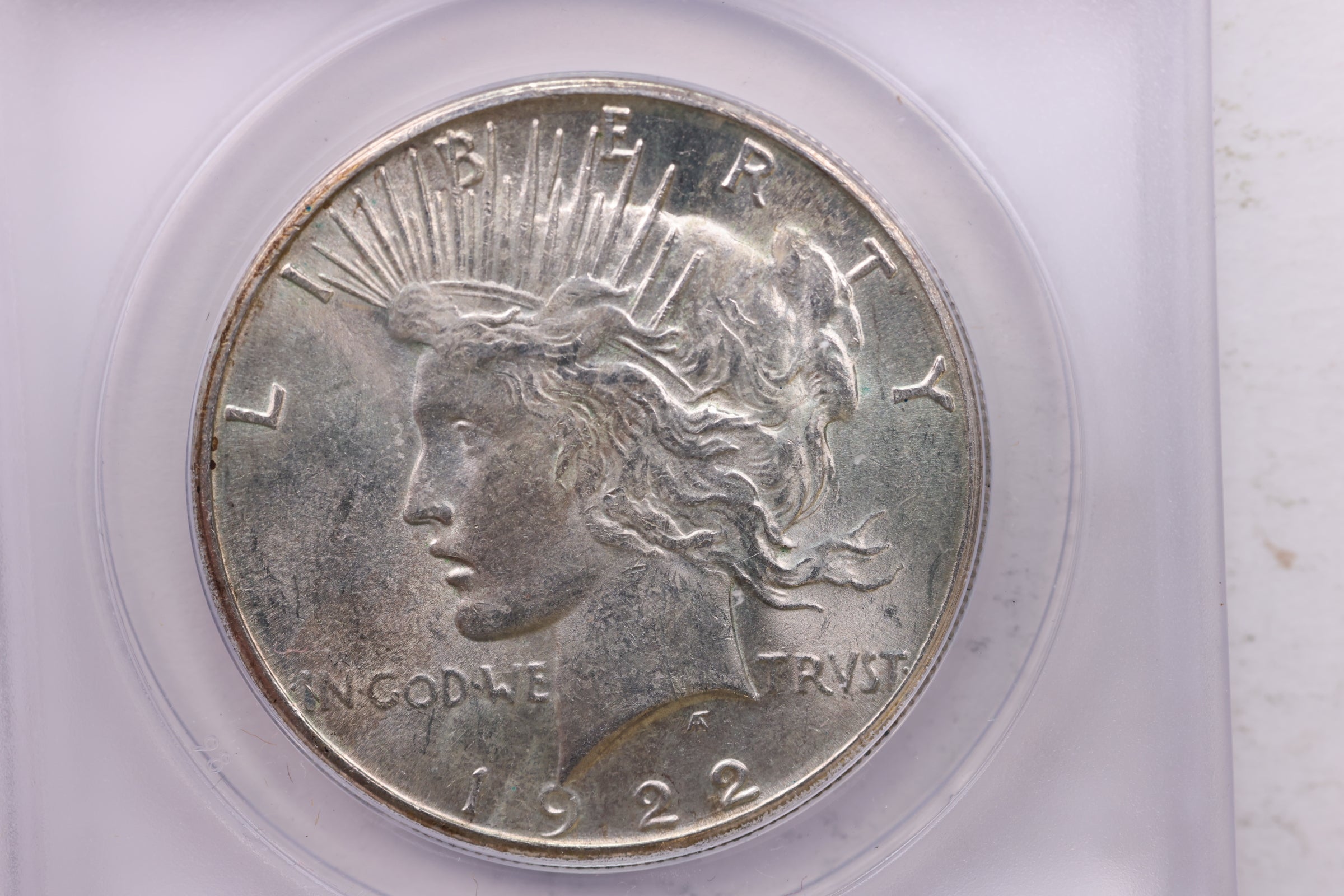 1922-S Peace Silver Dollar., ANACS MS61., Affordable Collectible Coin Store Sale #DR0756