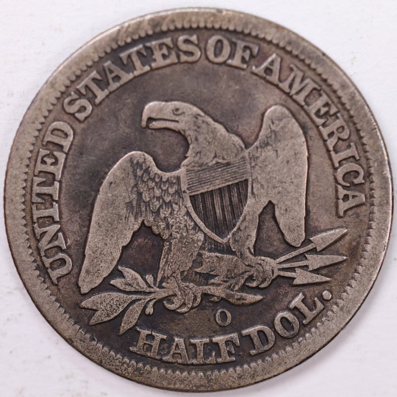 1854-O Liberty Seated Half Dollar, Fine Circulated Coin, Store