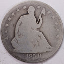 1858-O Liberty Seated Half Dollar, Good Circulated Coin, Store