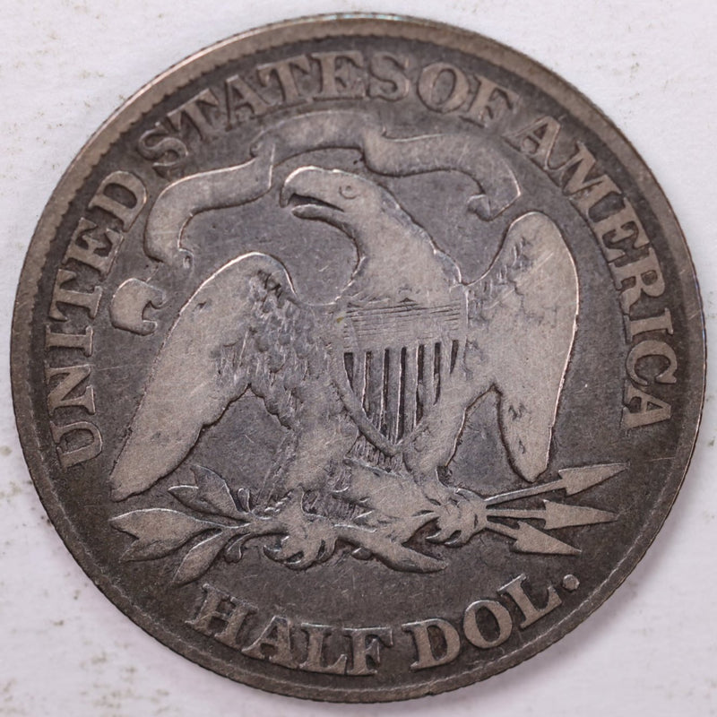 1876 Liberty Seated Half Dollar, About Good Circulated Coin, Store