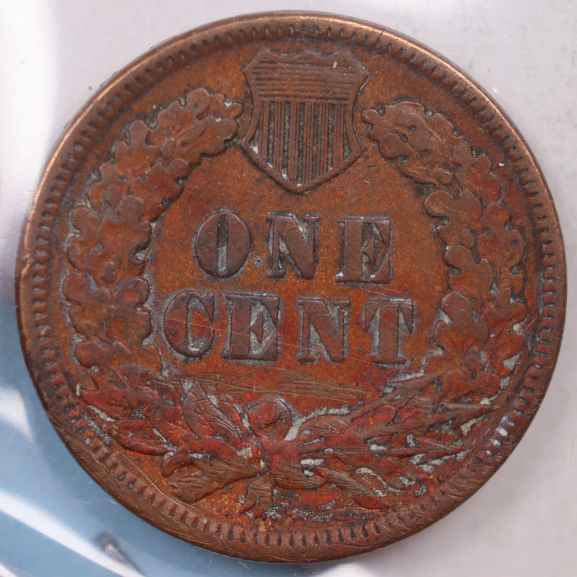 1893 Indian Head Cent, Very Fine Circulated, Damaged, Affordable Coin, Store #CT1240