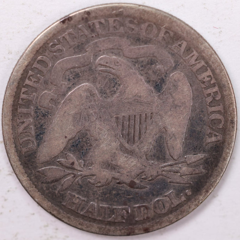 1876 Liberty Seated Half Dollar, About Good Circulated Coin, Store