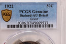 1922 50 Cent,., Grant., Commemorative., PCGS AU Detail., Store