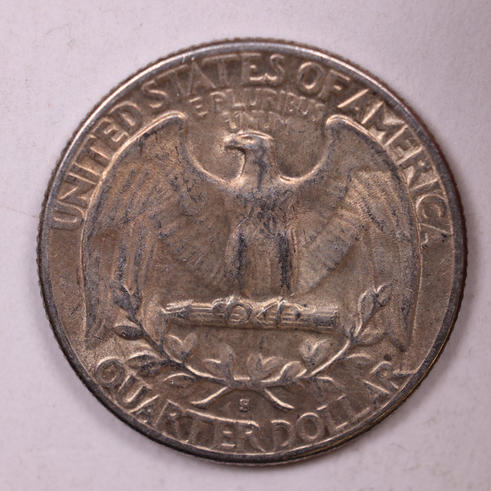 1952-S Silver Washington Quarter., Mint State Uncirculated Coin., Store #QR1385