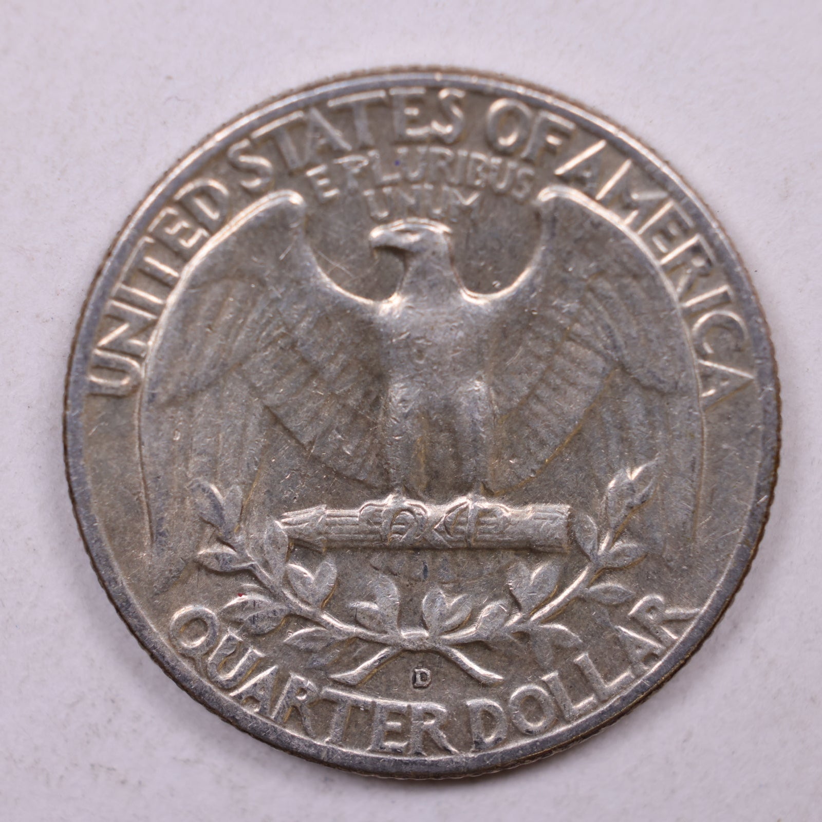1958-D Silver Washington Quarter., Mint State Uncirculated Coin., Store #QR1403