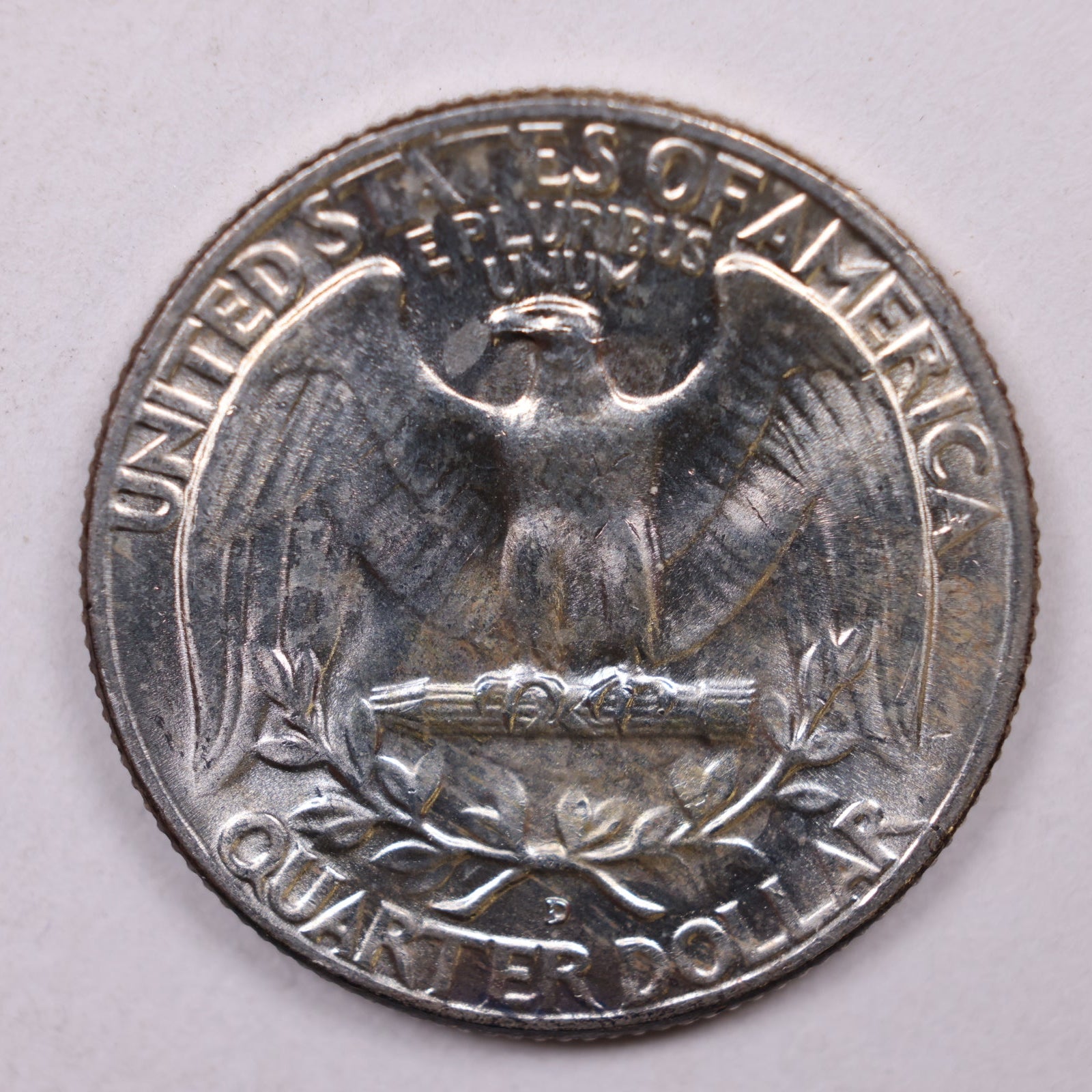 1959-D Silver Washington Quarter., Mint State Uncirculated Coin., Store #QR1405