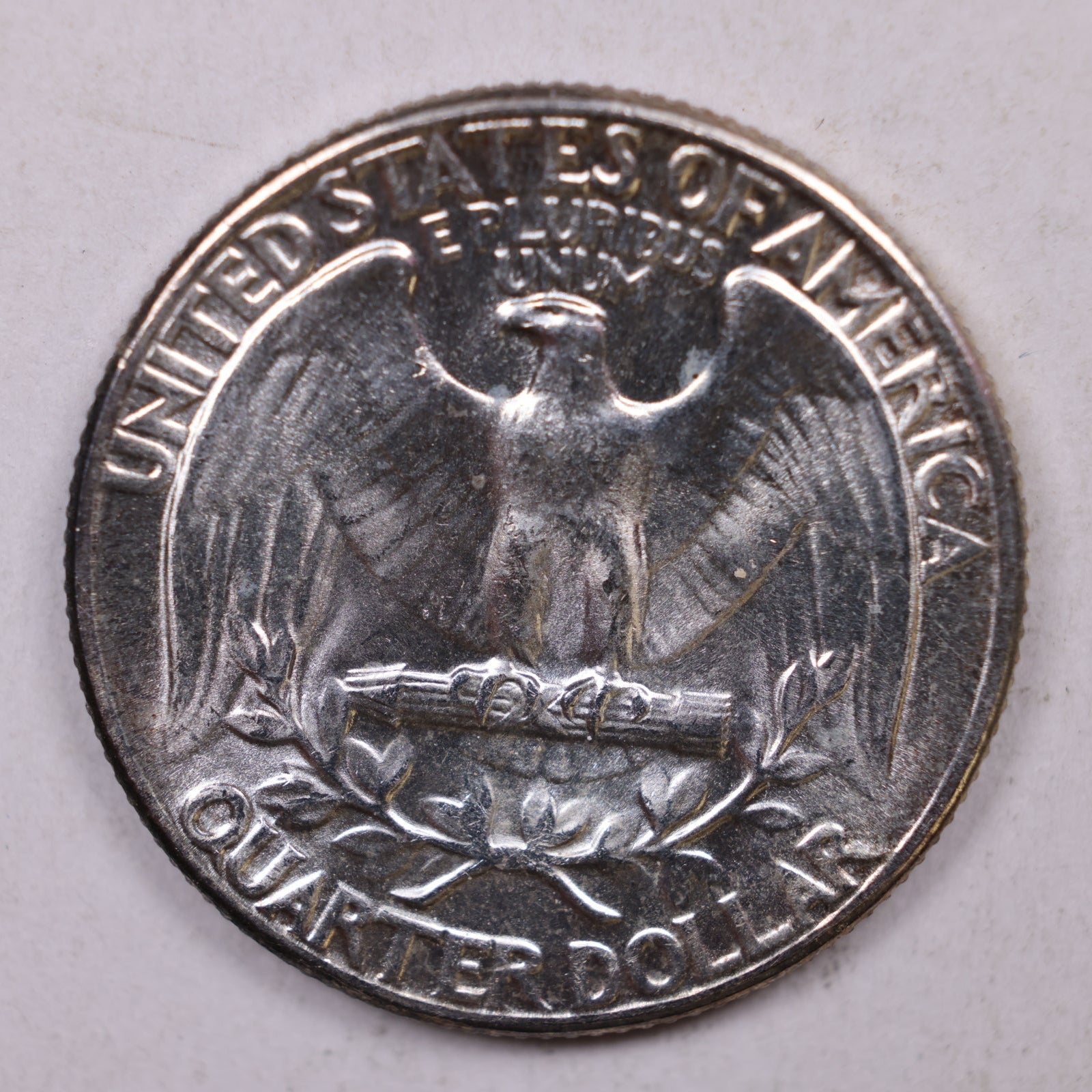 1962 Silver Washington Quarter., Mint State Uncirculated Coin., Store #QR1410