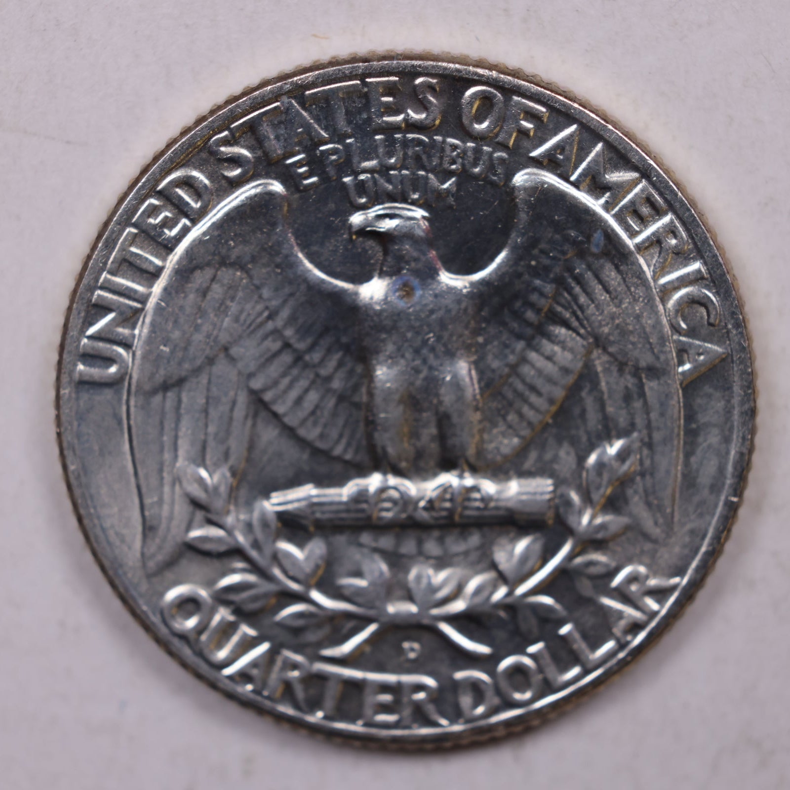 1962-D Silver Washington Quarter., Mint State Uncirculated Coin., Store #QR1411