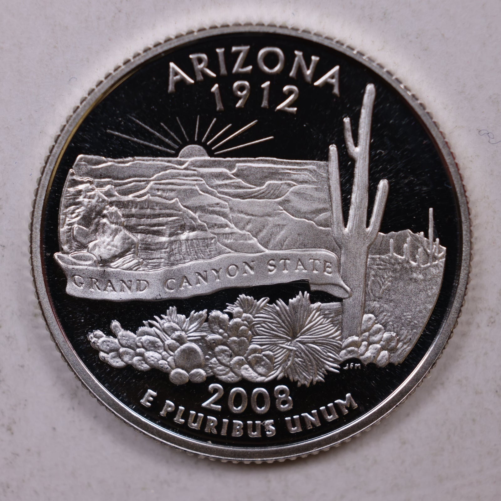 2008-S Silver Washington State Quarter AZ, Proof Uncirculated, Store#QR1417