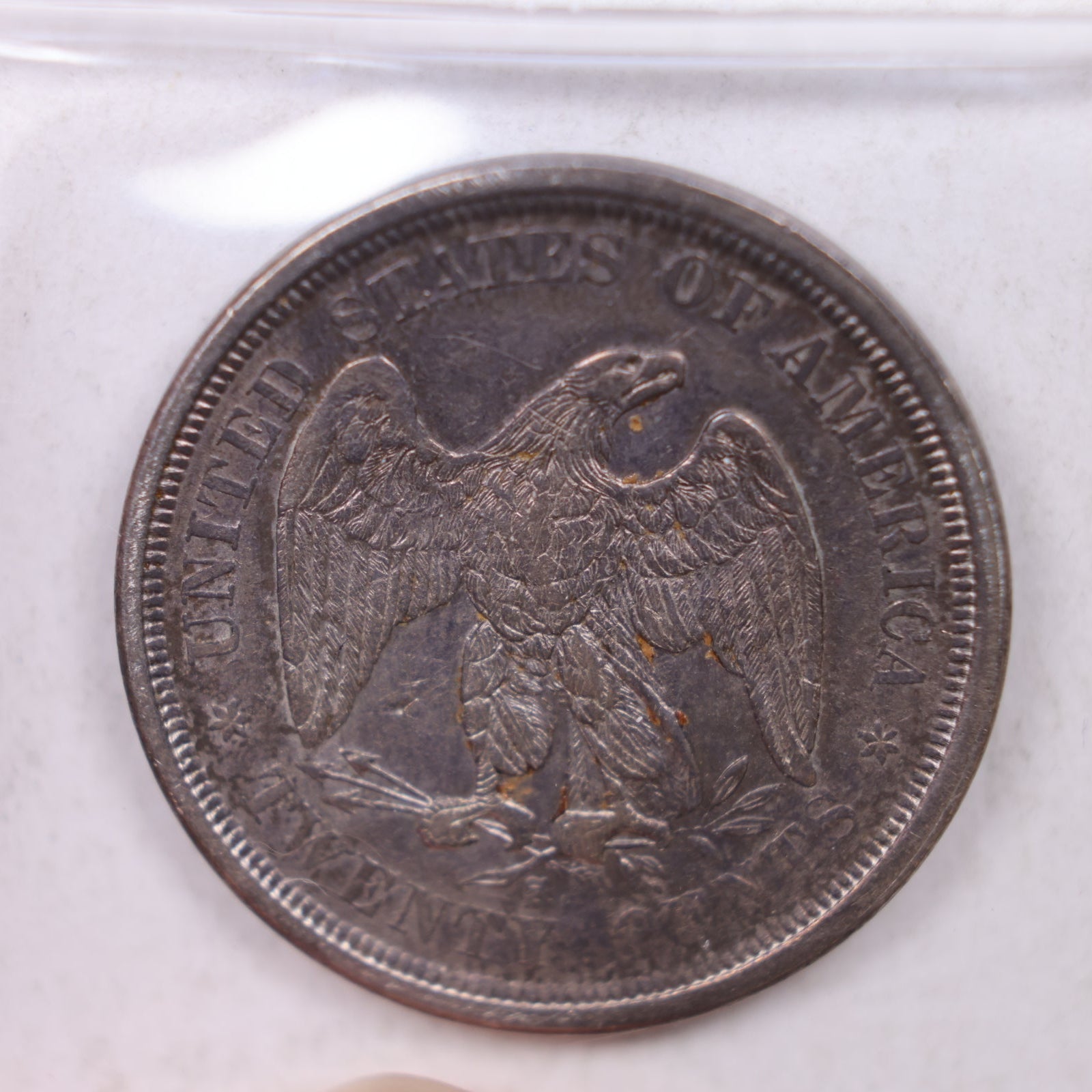 1875 20 Cent Piece. Extra Fine Circulated Collectible Coin, Store Sale #20C004
