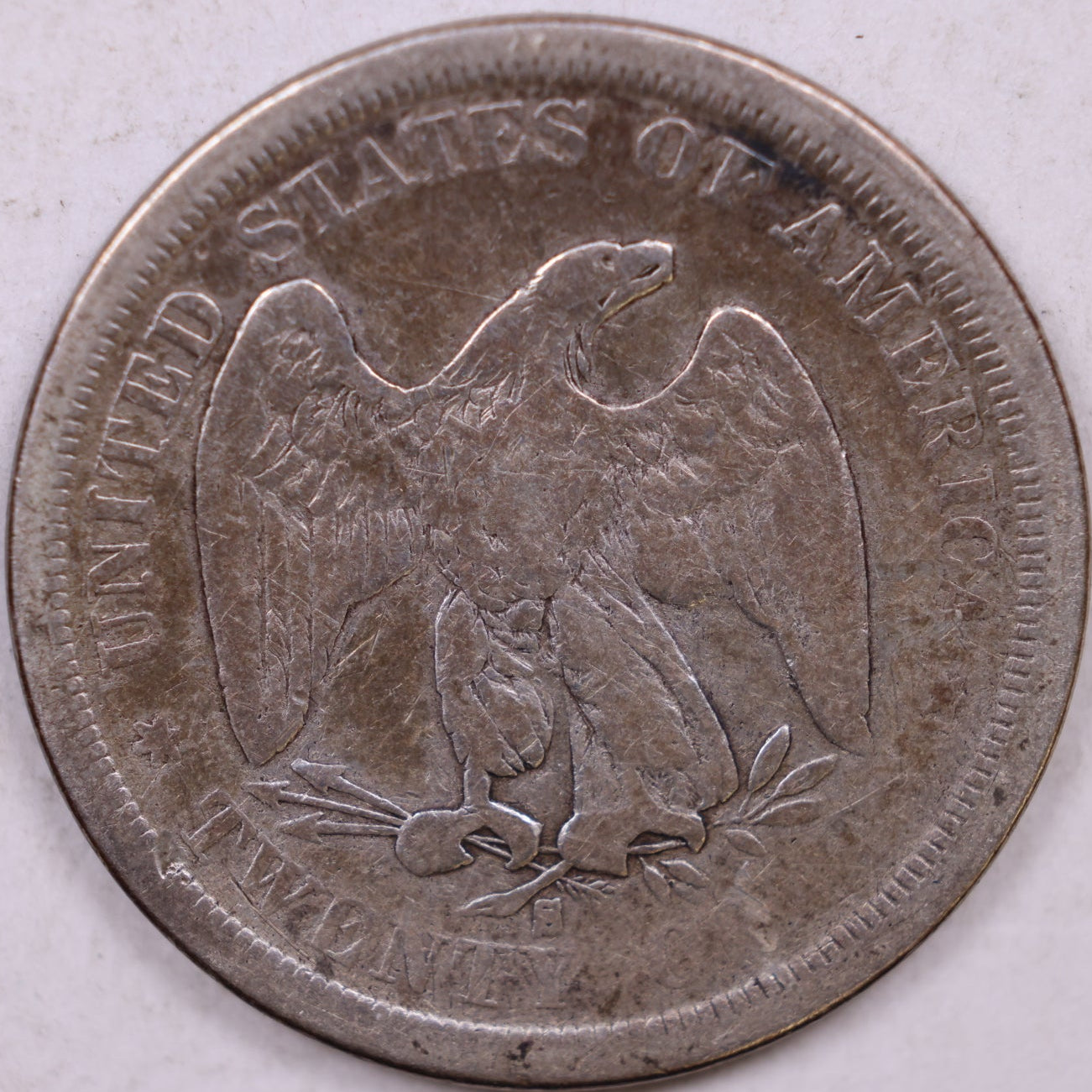 1875-S 20 Cent Piece. Very Good Circulated Collectible Coin, Store Sale #20C005