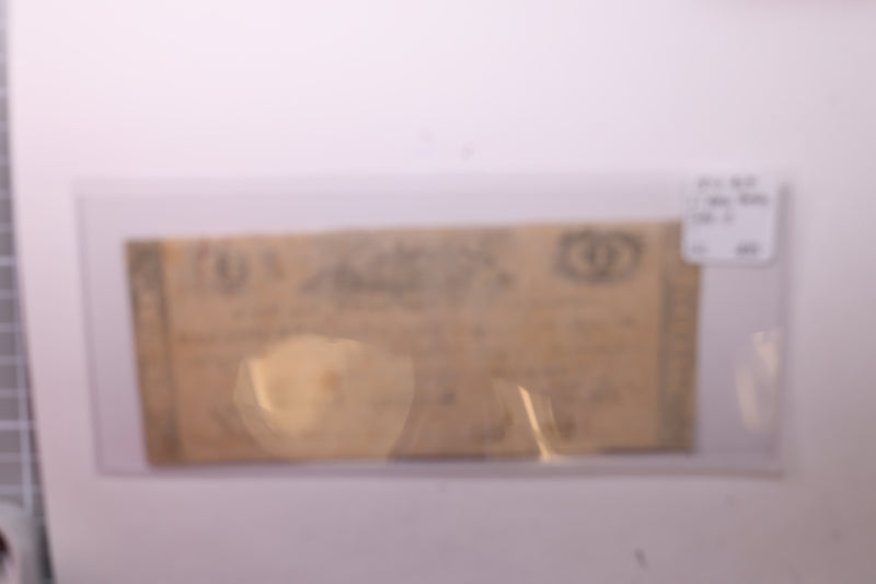 1814 $1.00., Vermont Glass Company., Obsolete Currency.,