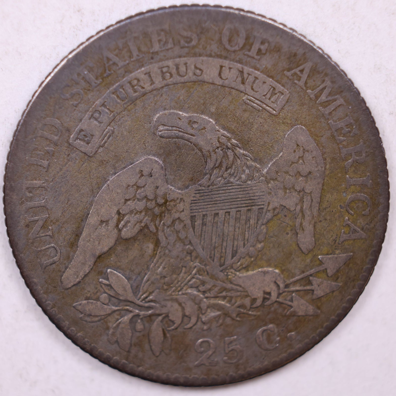 1818 Cap Bust Quarter., Very Fine Circulated Collectible Coin., Store#QR1422
